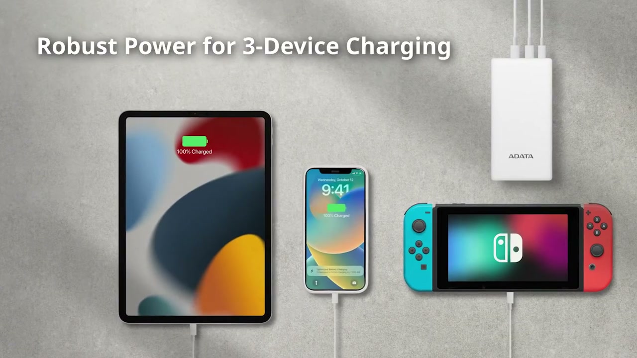 ویدیوی پاور بانک ای دیتا مدل Adata C20 20000mAh سفید